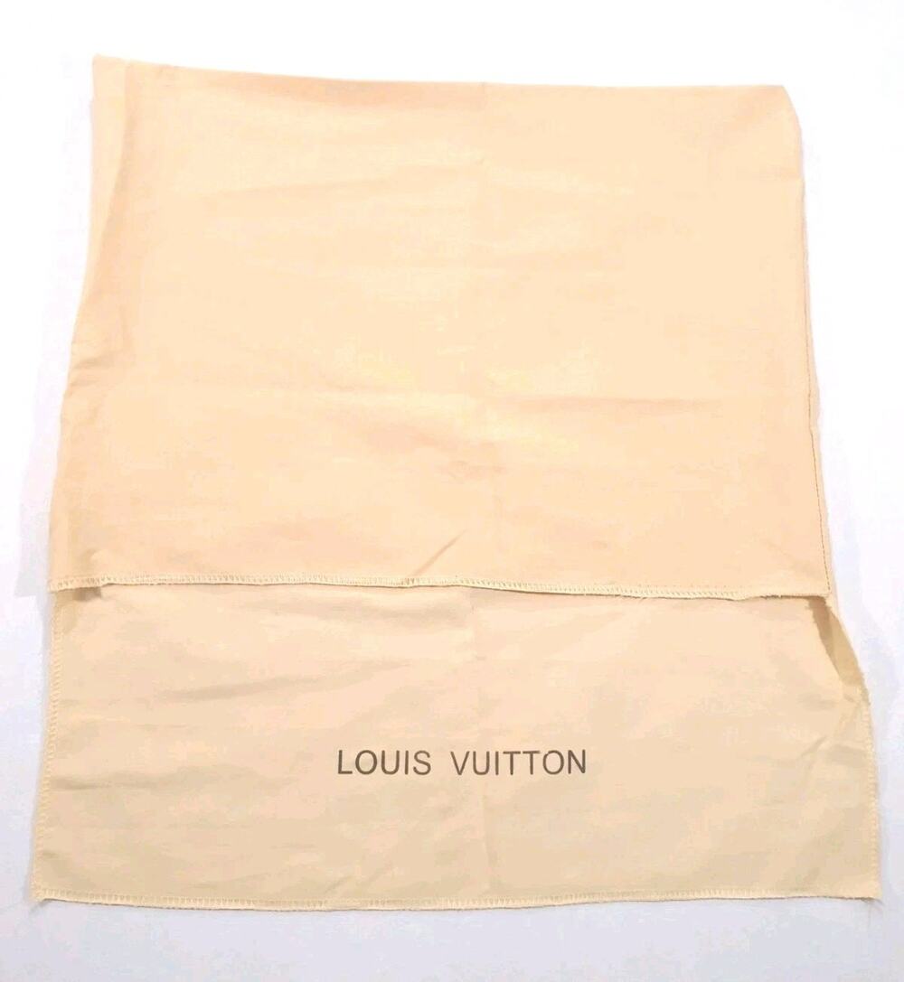 Authentic Louis Vuitton Cotton Envelope Fold Over Flap Handbag Dust Bag 20" x 22
